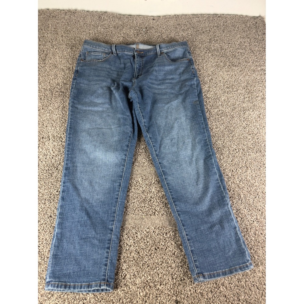 Sonoma Goods For Life Girlfriend Jeans Womens 16 Medium Wash Denim Blue Classic
